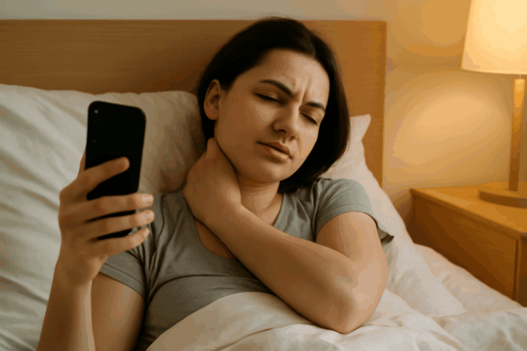 寝ながらスマホ 肩こり｜原因から予防・対策まで完全ガイド
