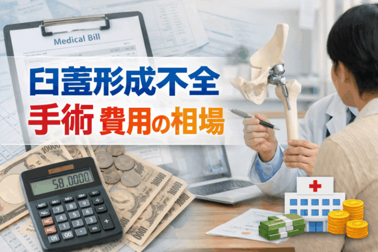 臼蓋形成不全 手術 費用はいくら？保険適用・自己負担額・高額療養費制度までわかりやすく解説